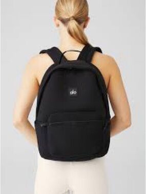 ALO Yoga Black STOW Compact Everyday Backpack NWT